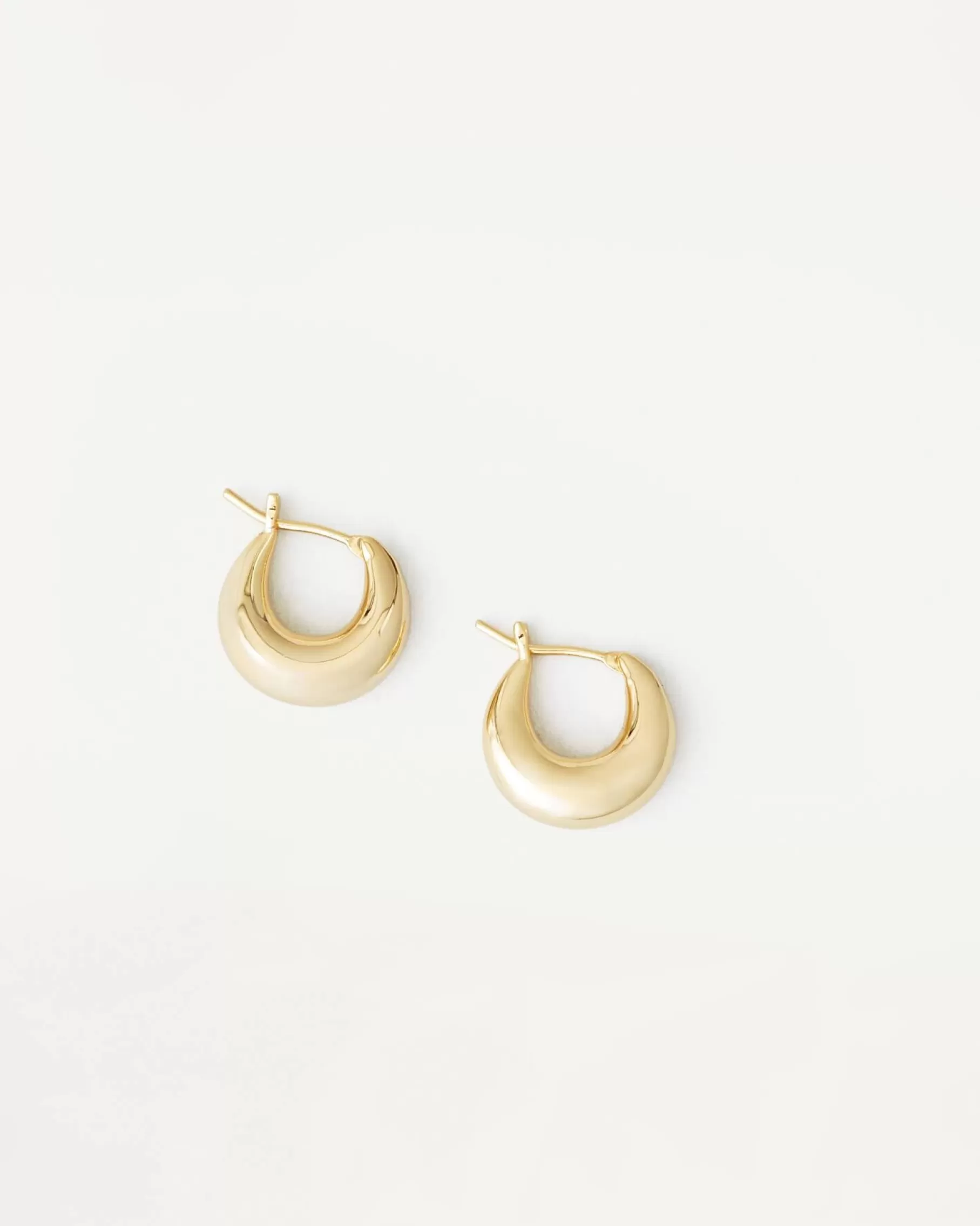 Sale Adeline Gold Mini Dome Hoop Earring Jewelry