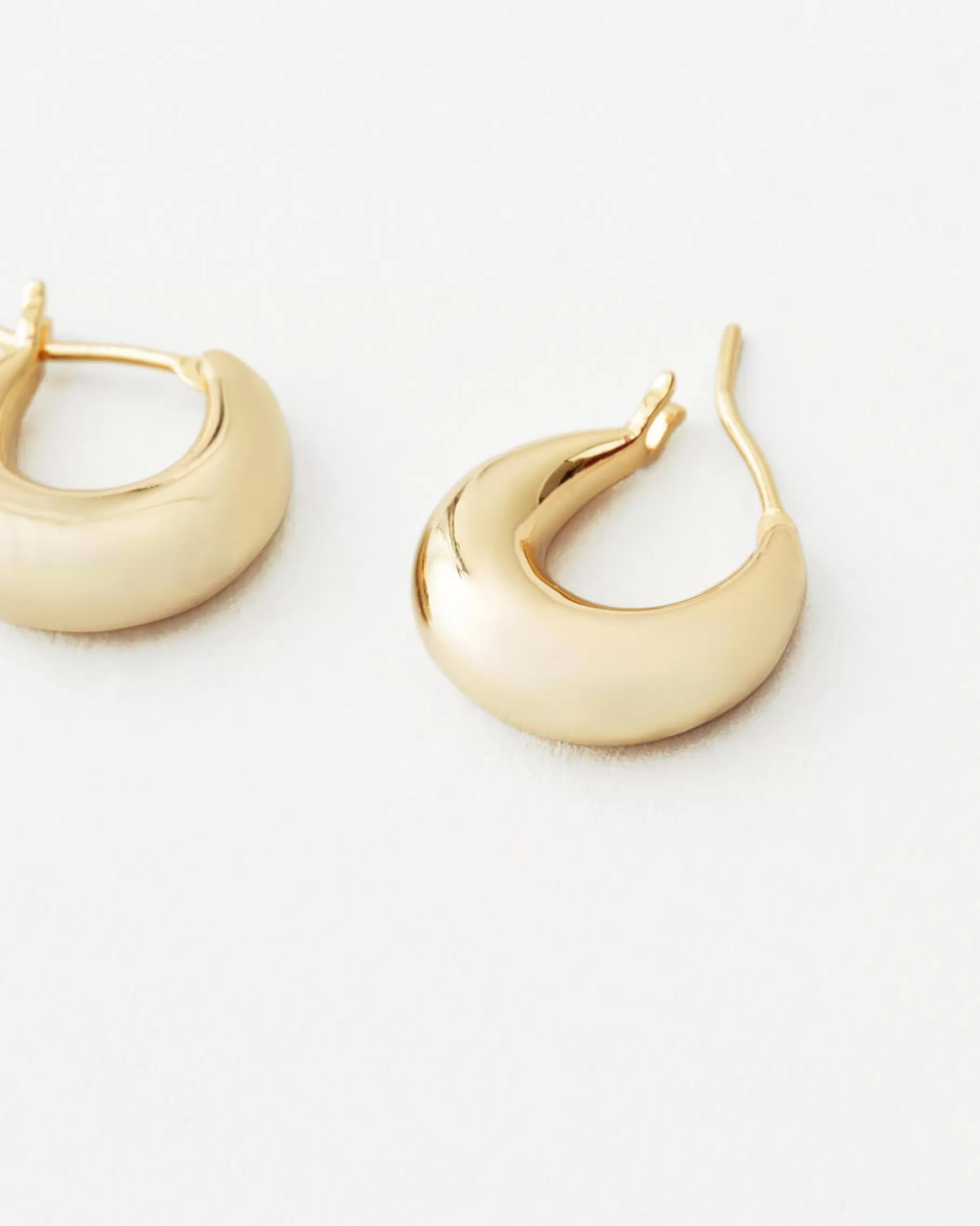 Sale Adeline Gold Mini Dome Hoop Earring Jewelry