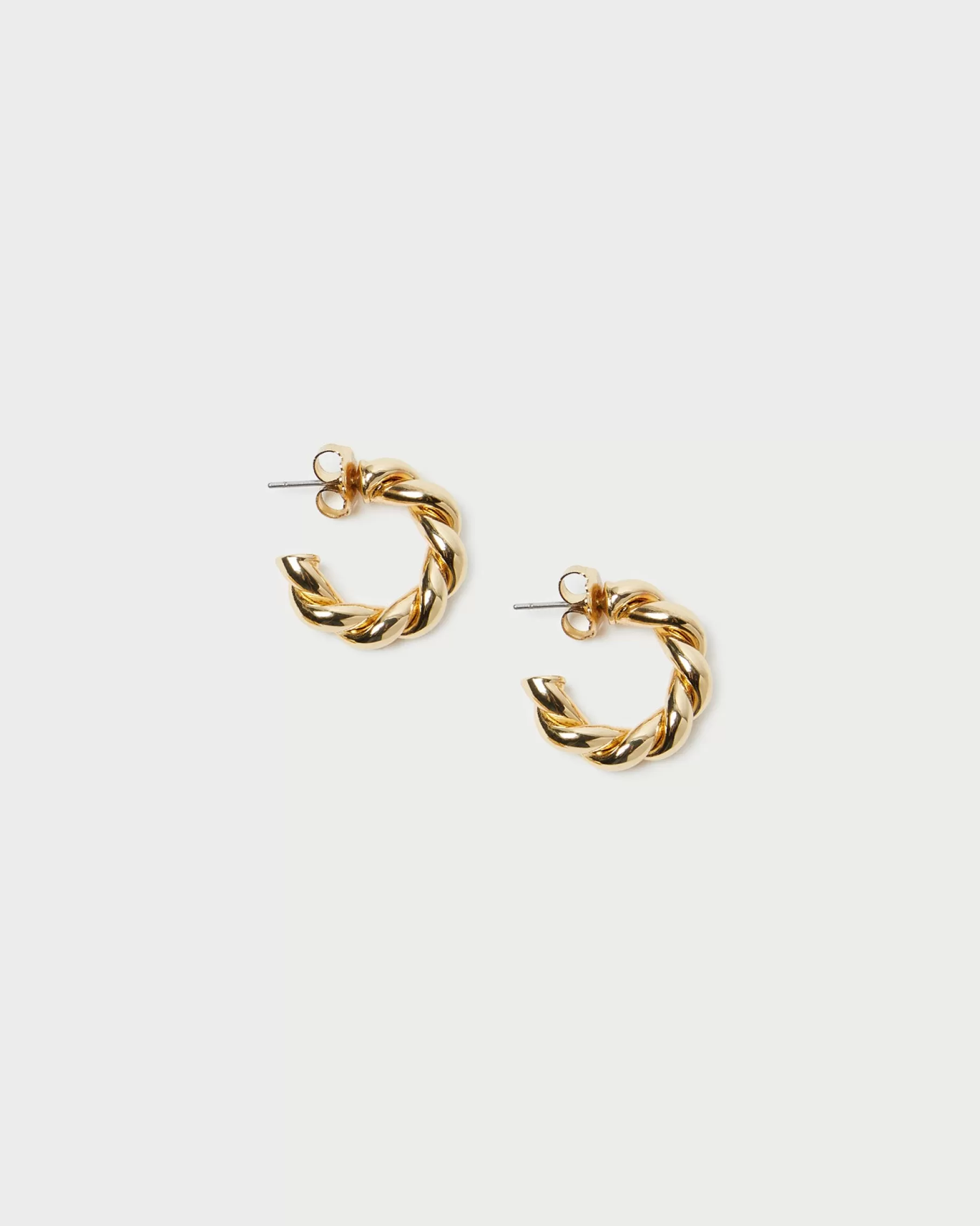 Discount Atlas Gold Twisted Hoop Earrings Jewelry | Accessories