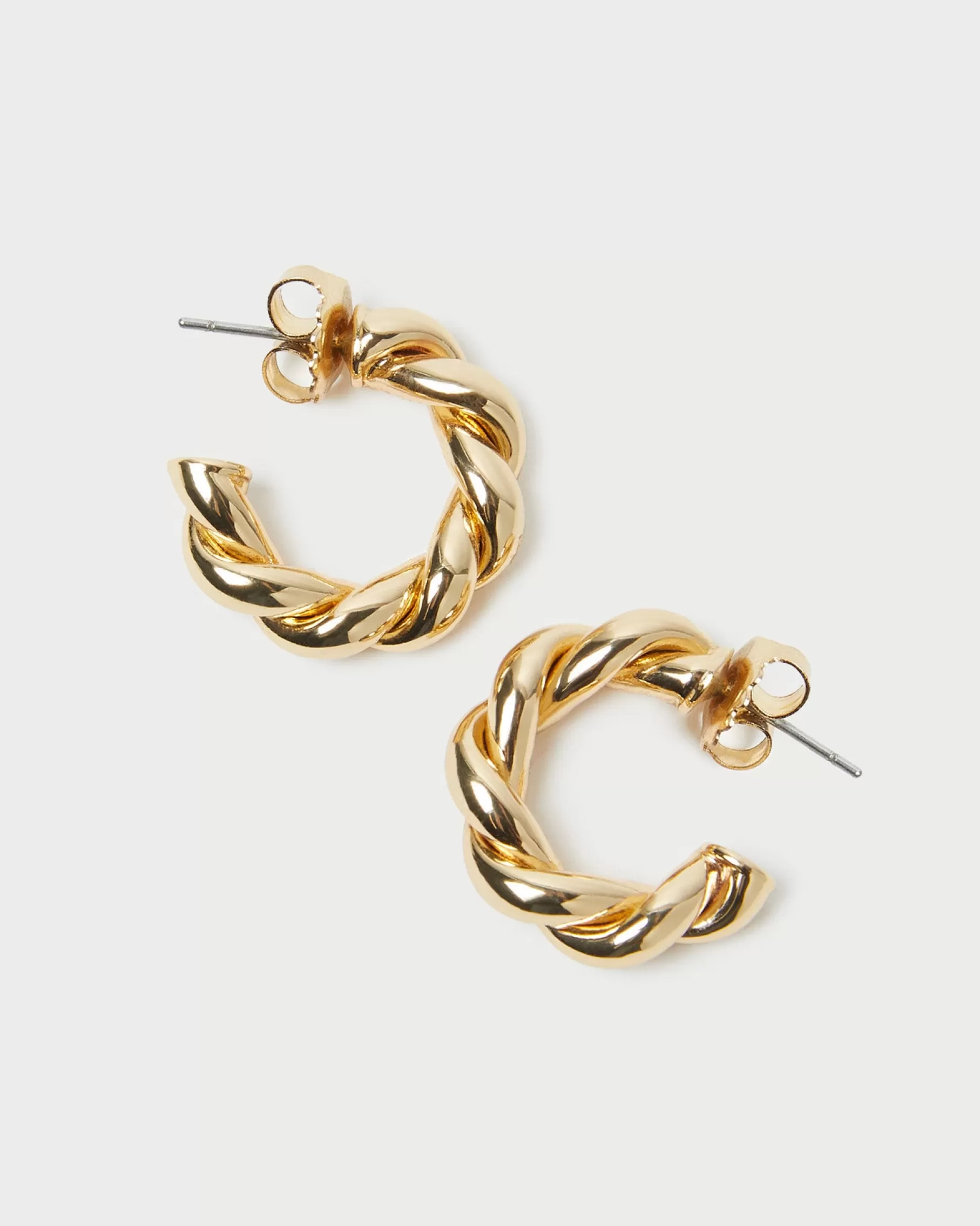 Discount Atlas Gold Twisted Hoop Earrings Jewelry | Accessories