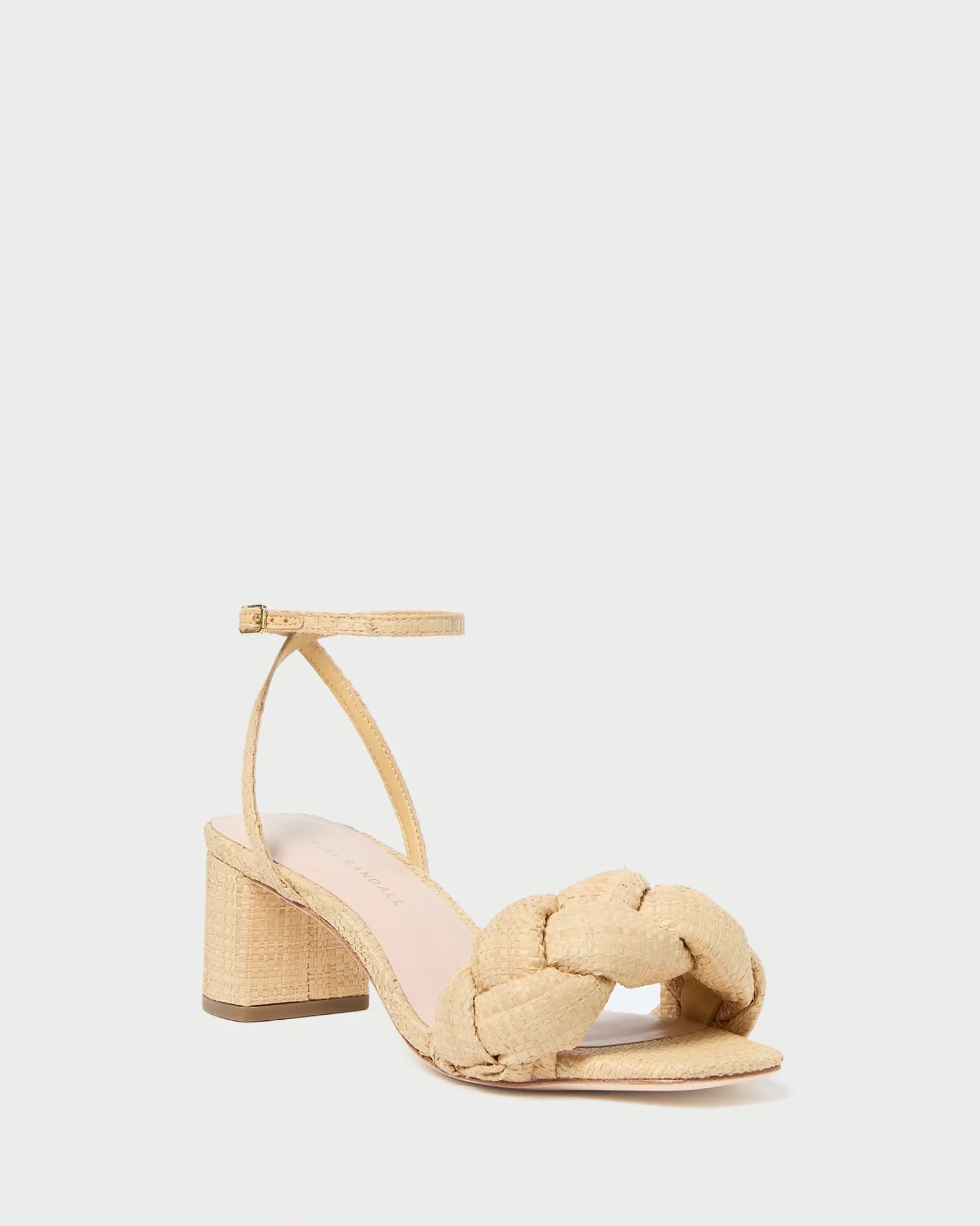 Cheap Avril Natural Raffia Heeled Sandal FOR THE BRIDE | Casual Staples