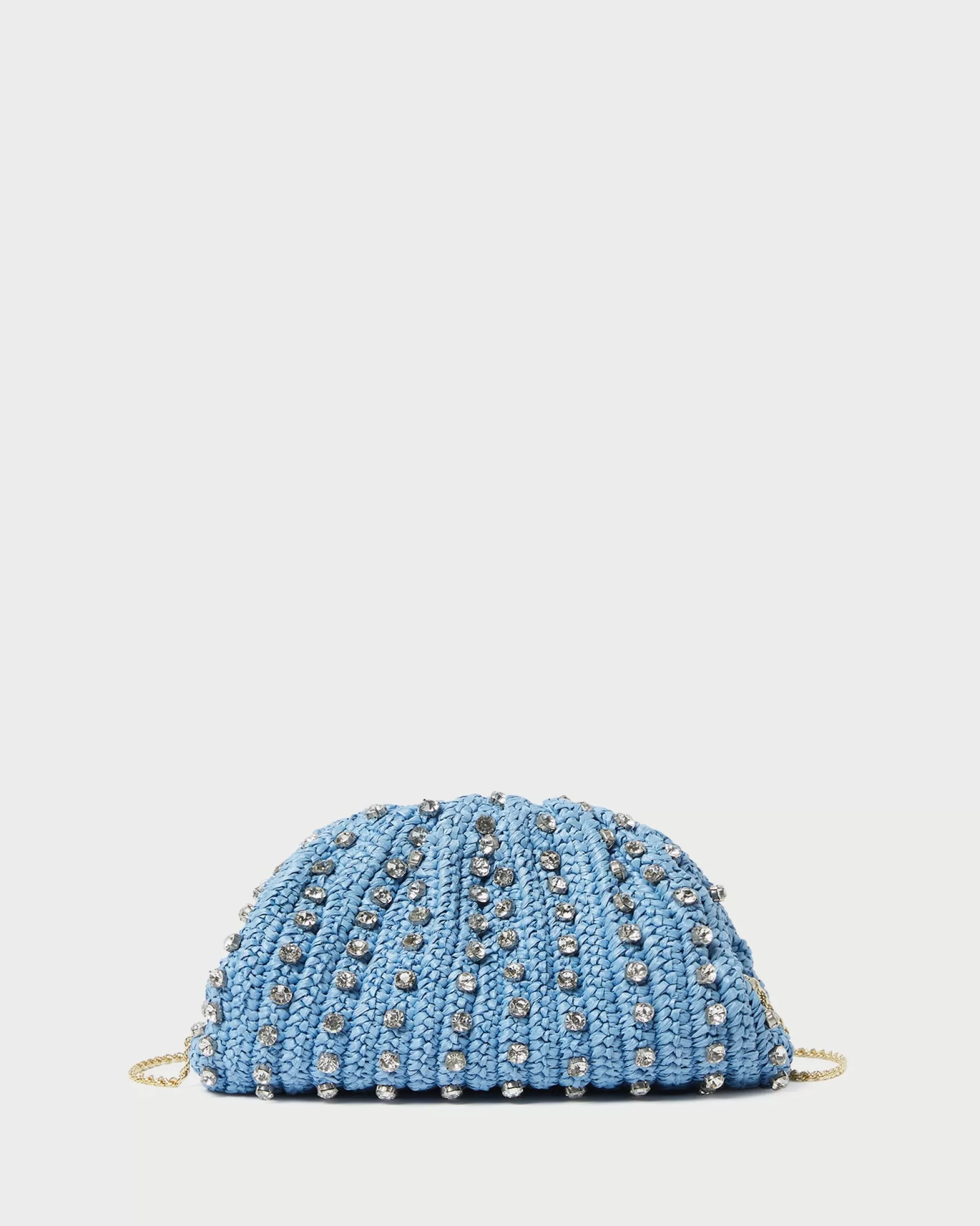 Store Bailey Blue/Crystal Dome Clutch SOMETHING BLUE | FOR THE GUESTS