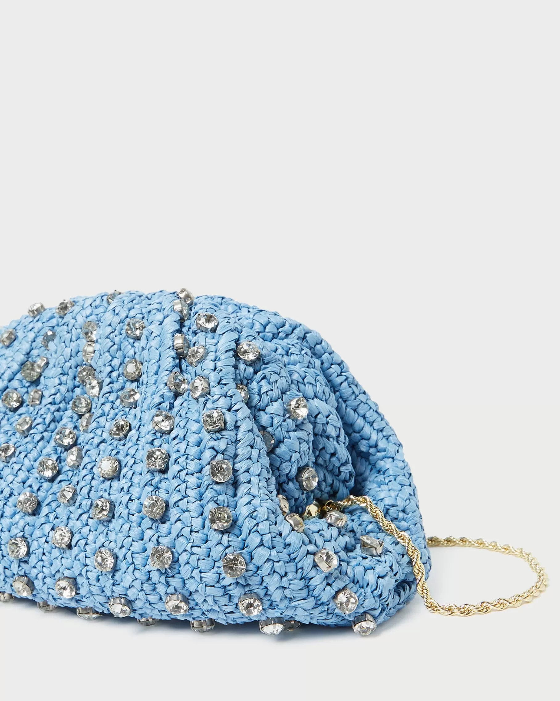 Store Bailey Blue/Crystal Dome Clutch SOMETHING BLUE | FOR THE GUESTS