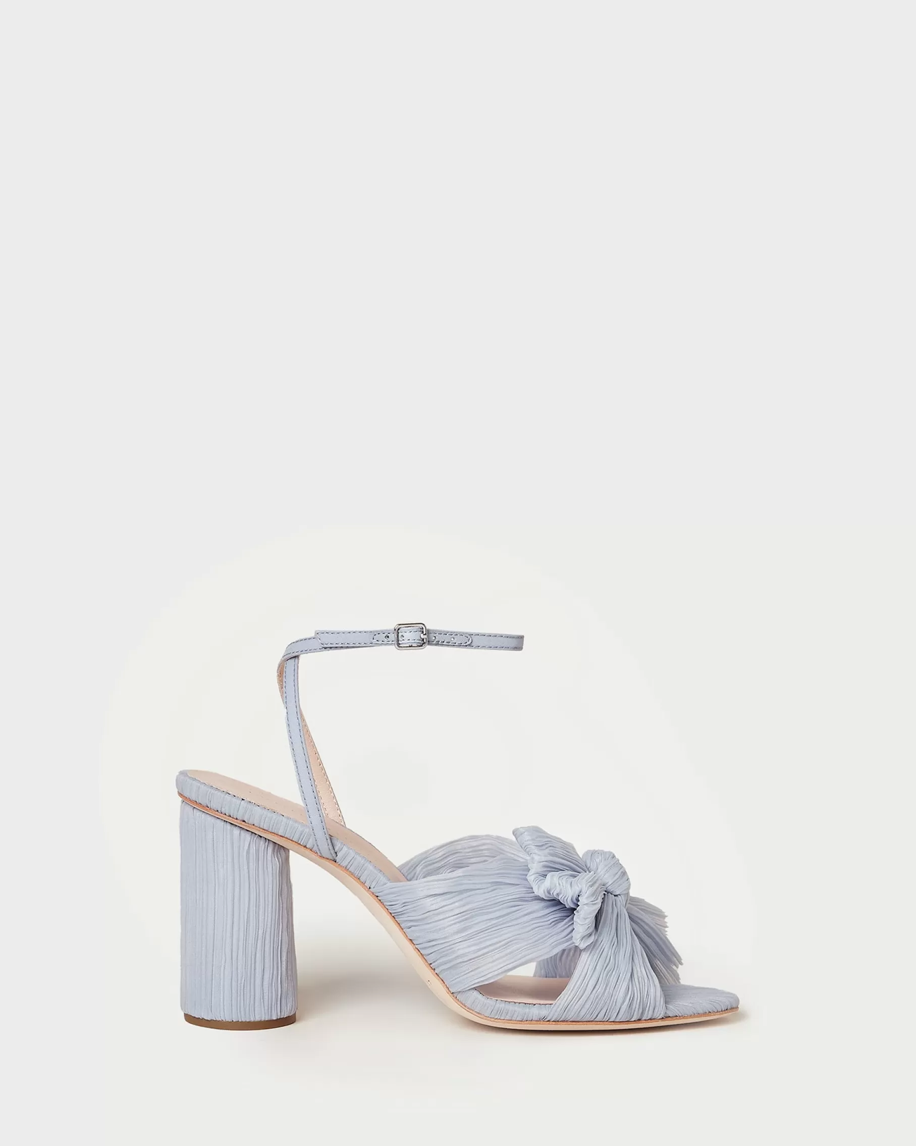 Best Camellia Pleated Bow Heel SOMETHING BLUE | FOR THE BRIDE