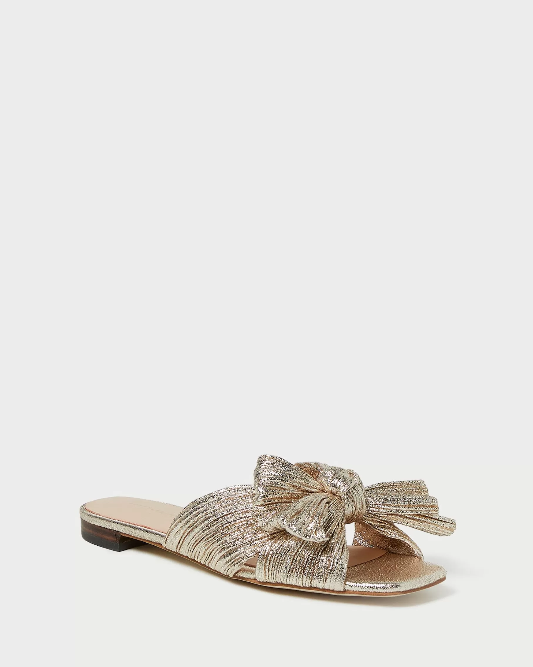 Cheap Daphne Bow Slide Flat Sandals