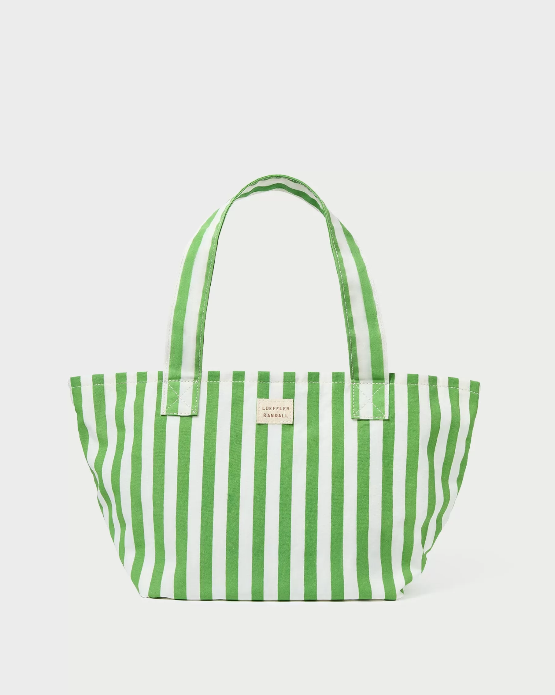 Best Ellis Green Stripe Packable Tote Jessie Loves | Totes