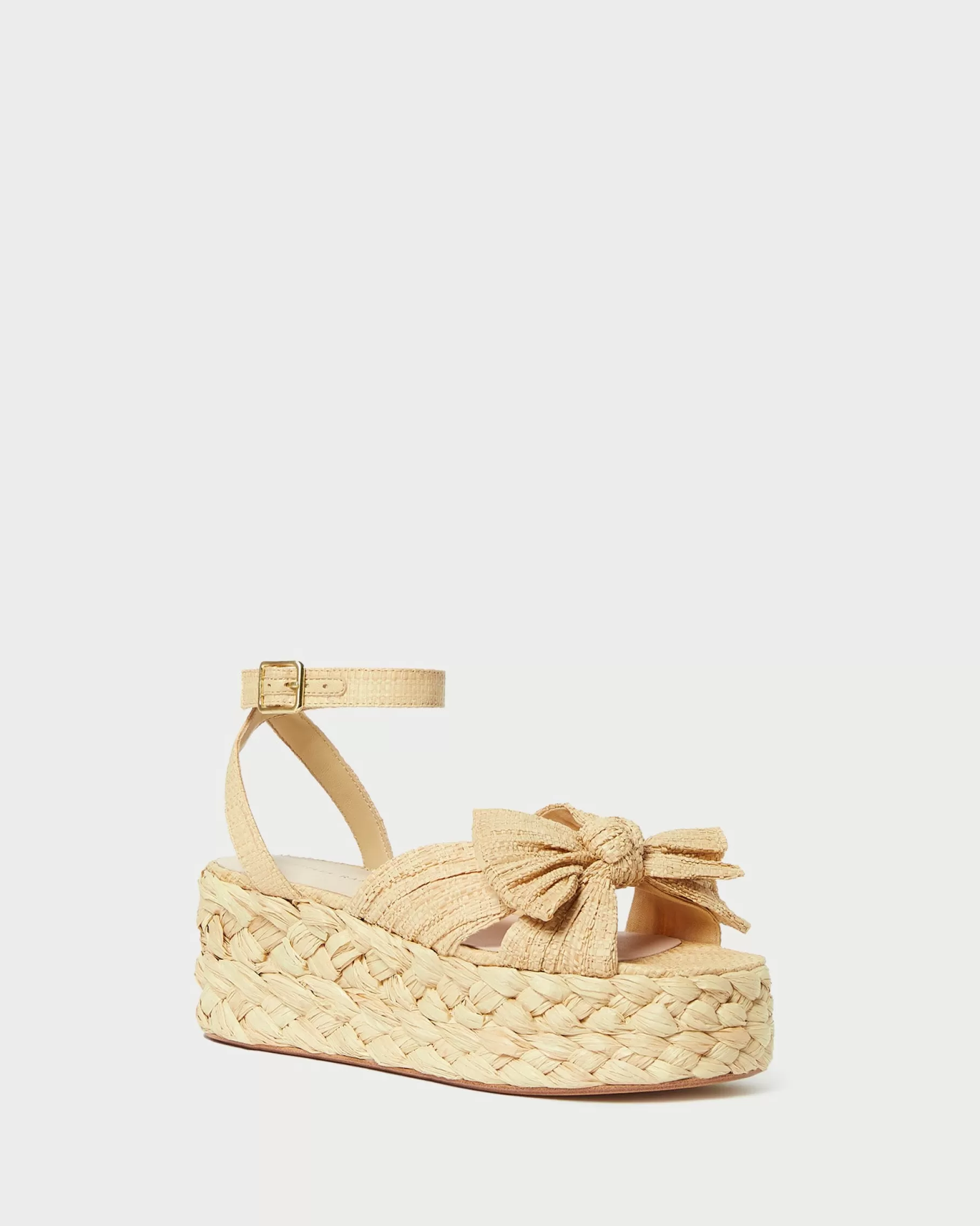 Store Gaby Pleated Bow Espadrille Casual Staples | Event Essentials