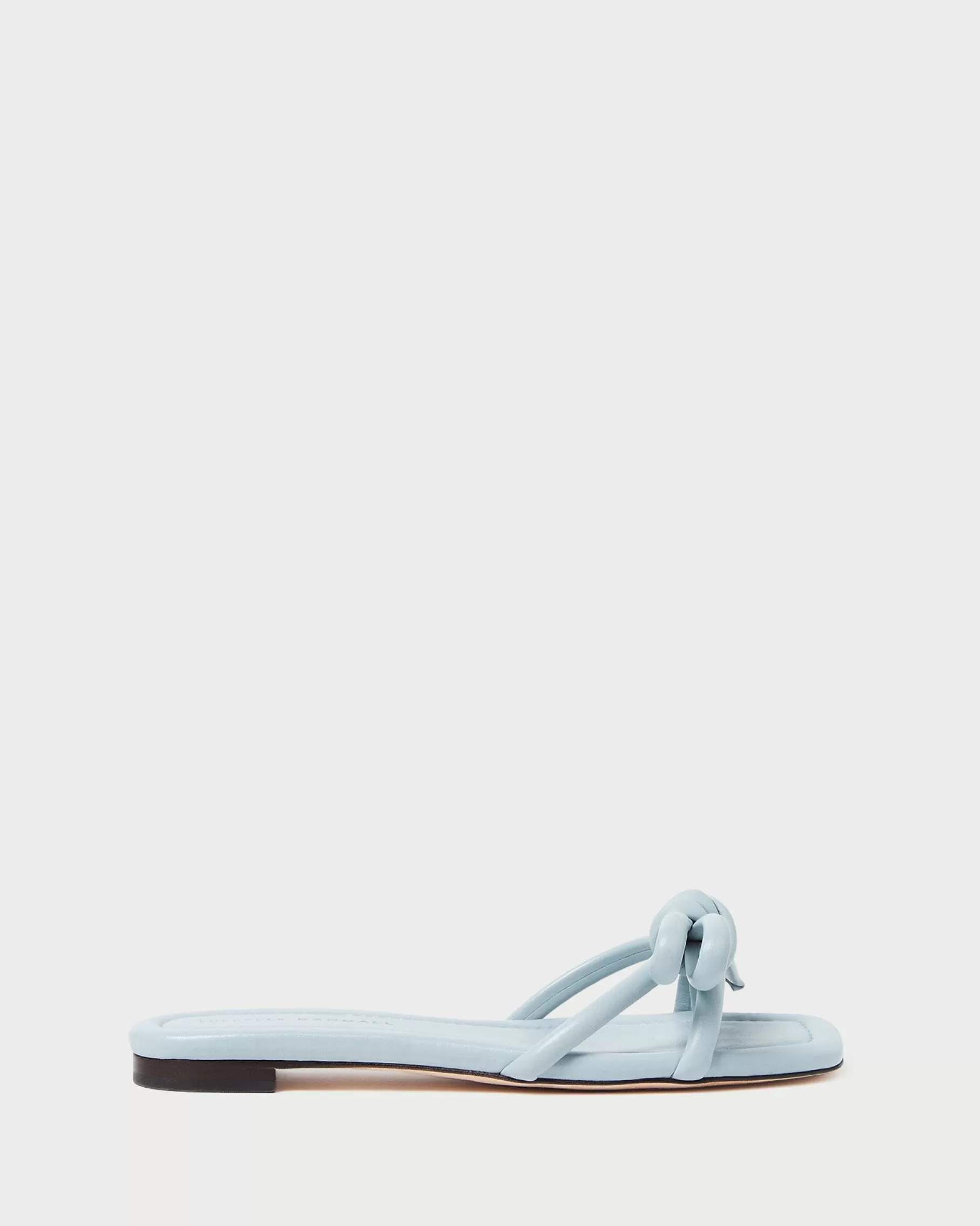 Shop Hadley Leather Bow Sandal SOMETHING BLUE | FOR THE BRIDE