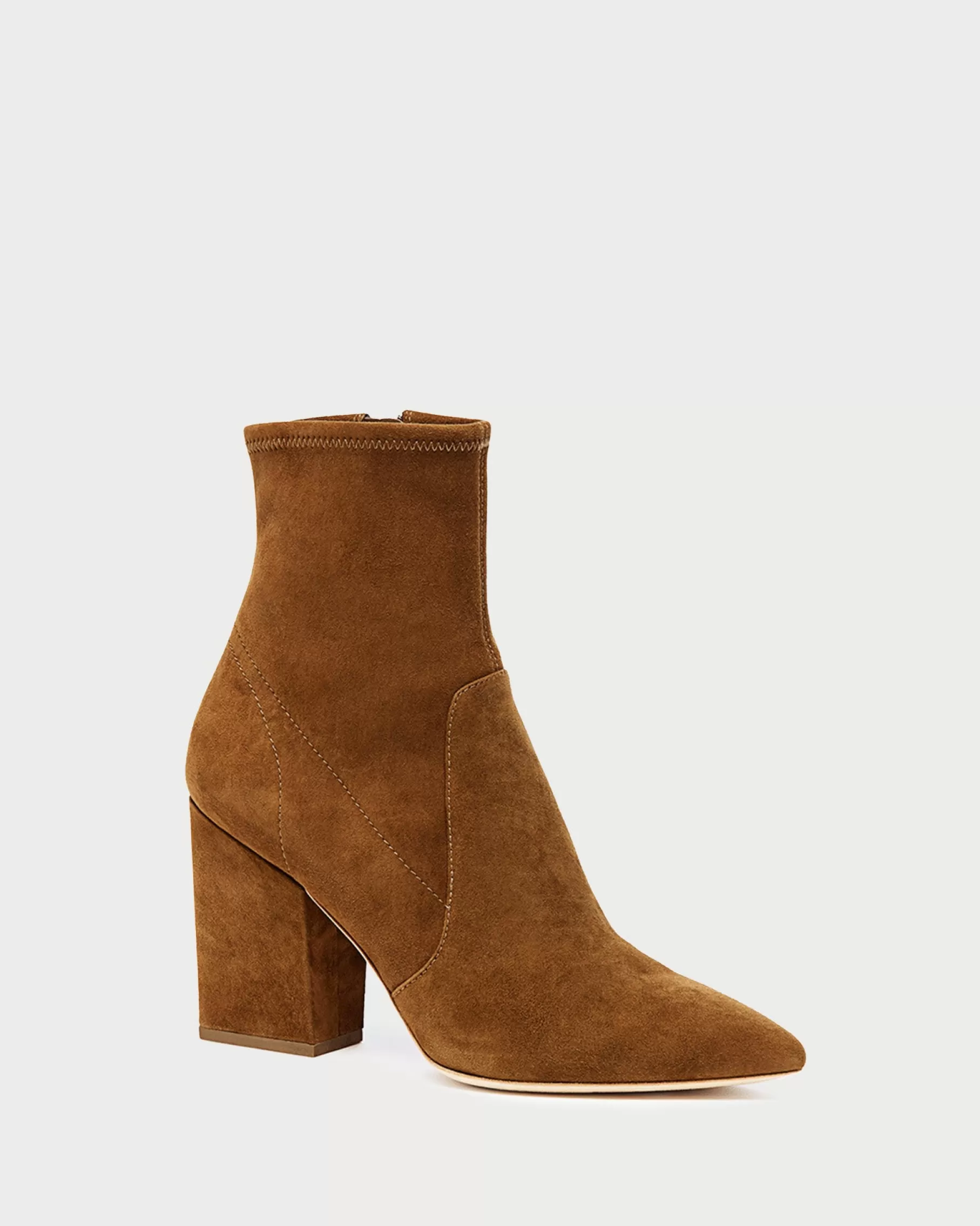 Discount Isla Suede Slim Ankle Bootie Boots