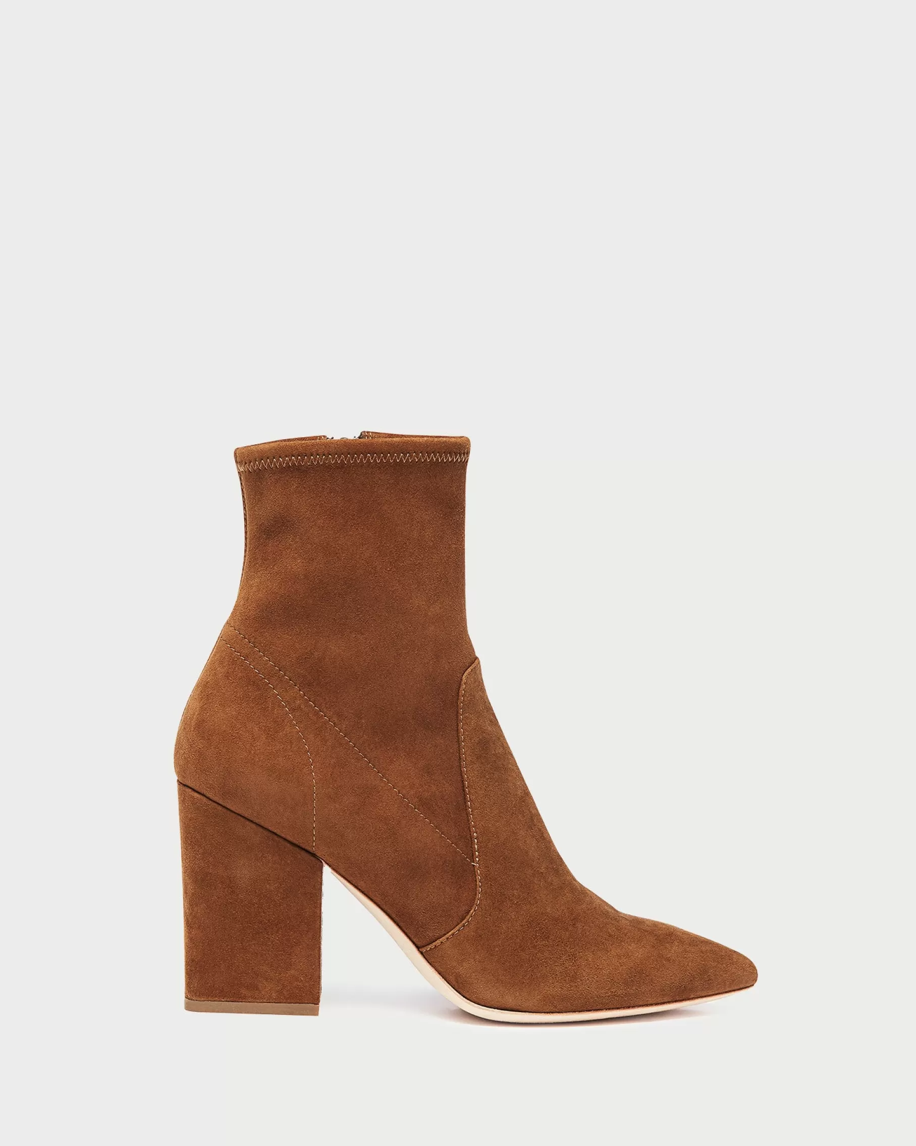 Discount Isla Suede Slim Ankle Bootie Boots