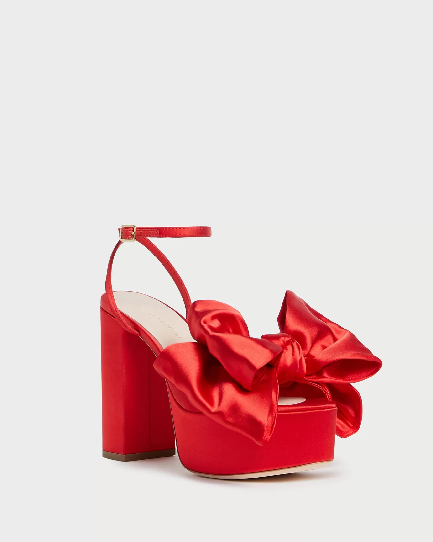 New Kiki Satin Platform Sandal Heeled Sandals