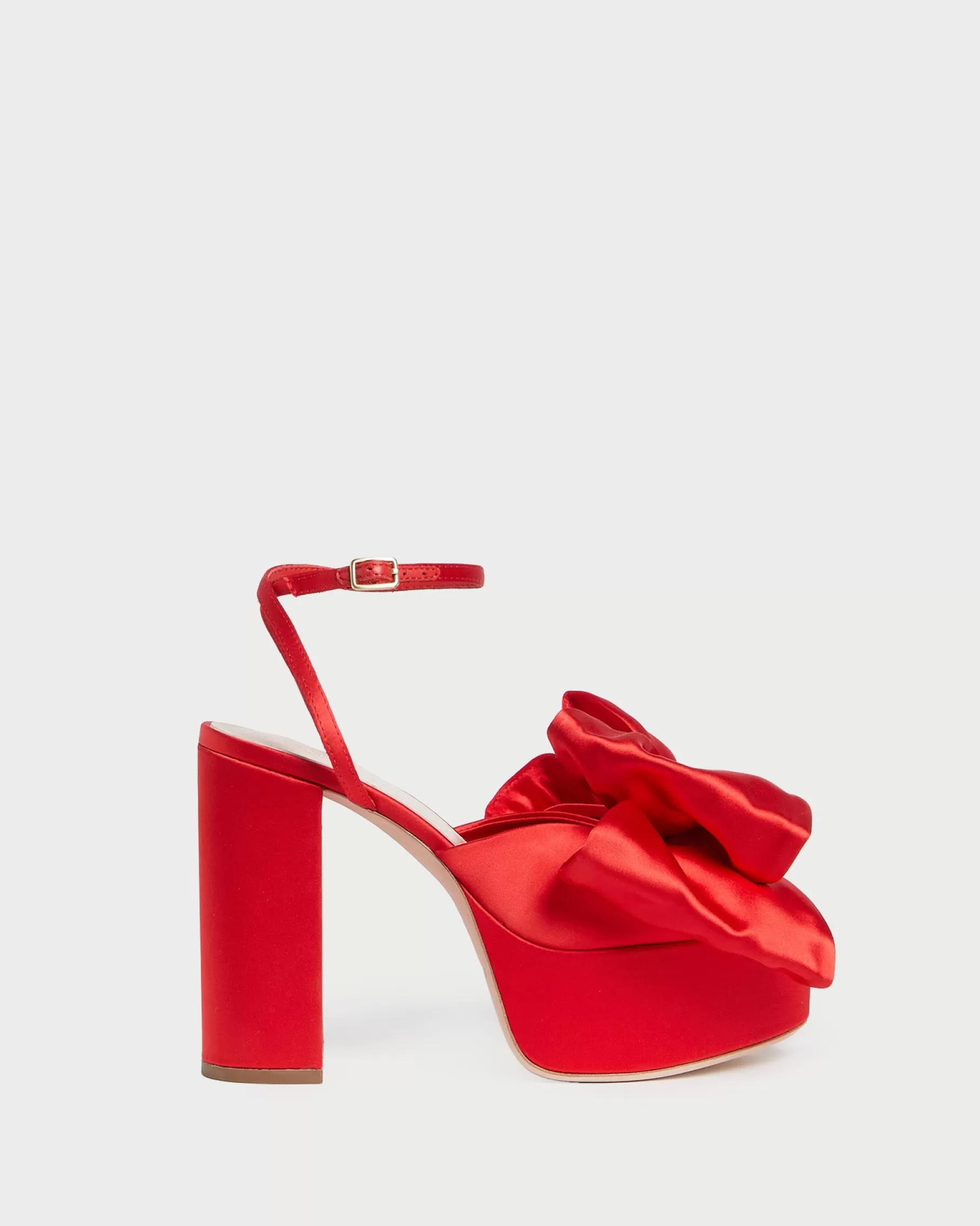 New Kiki Satin Platform Sandal Heeled Sandals