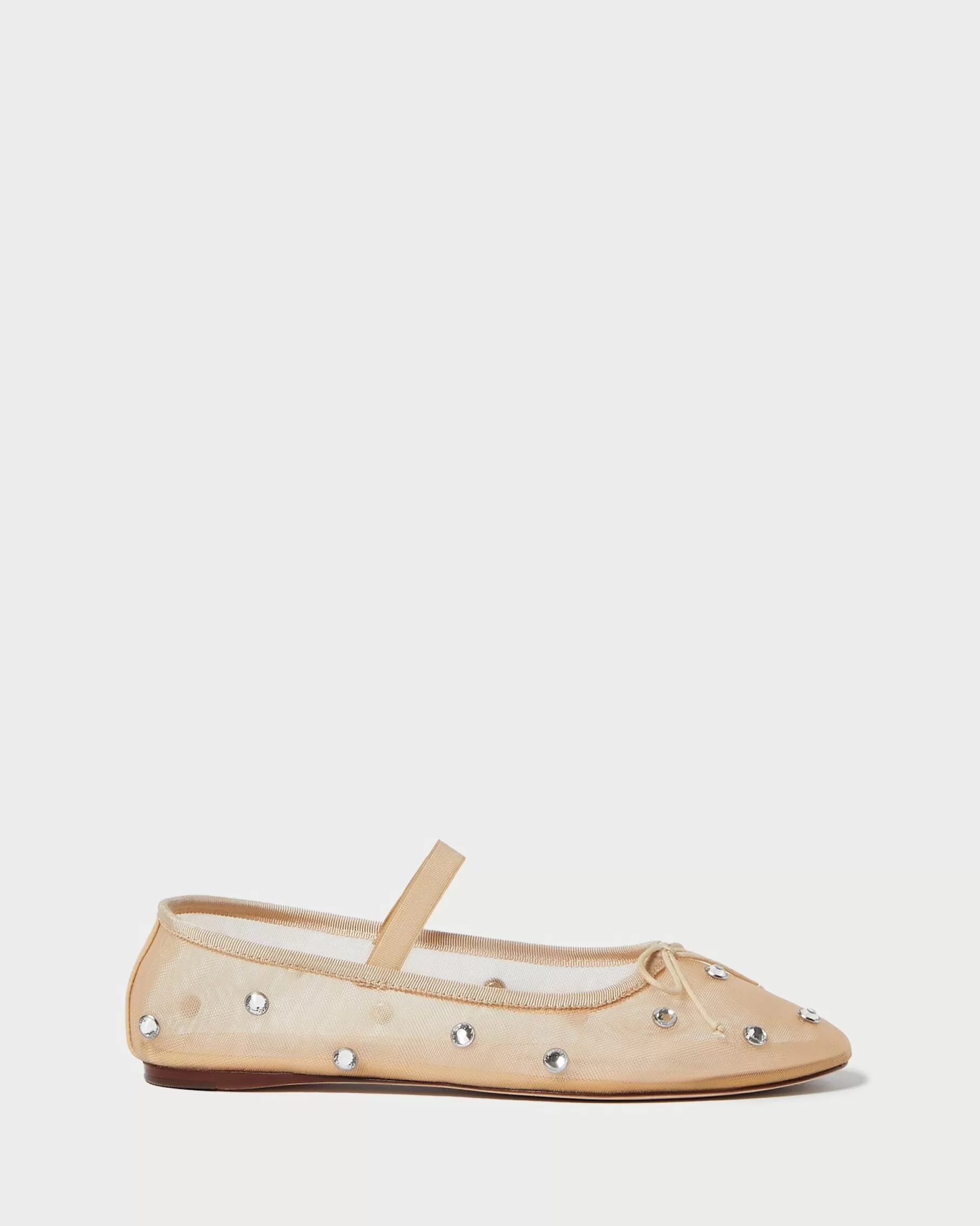 Cheap Leonie Caramel/Crystal Ballet Flat FOR THE BRIDE | Casual Staples