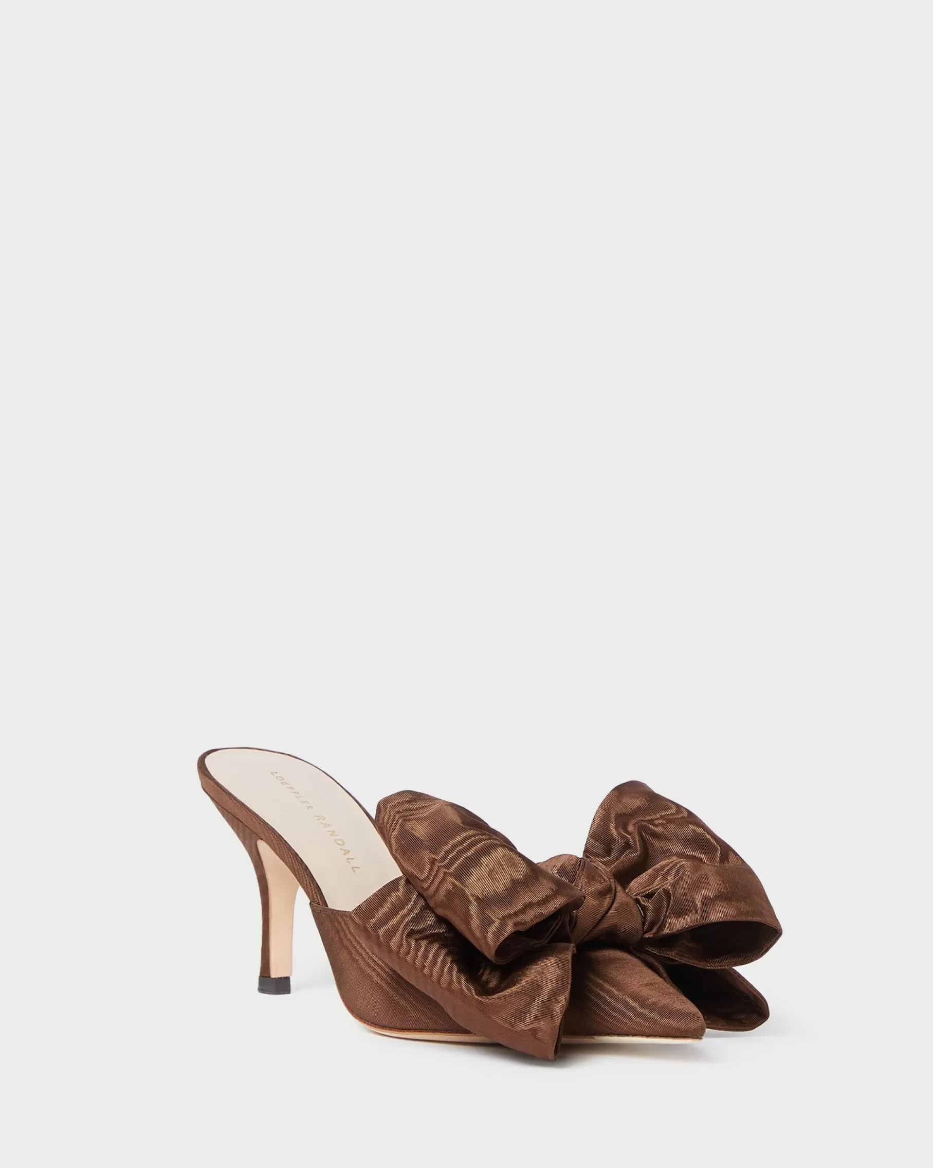 Cheap Margot Moiré Bow Mule FOR THE BRIDE | Pumps & Mules