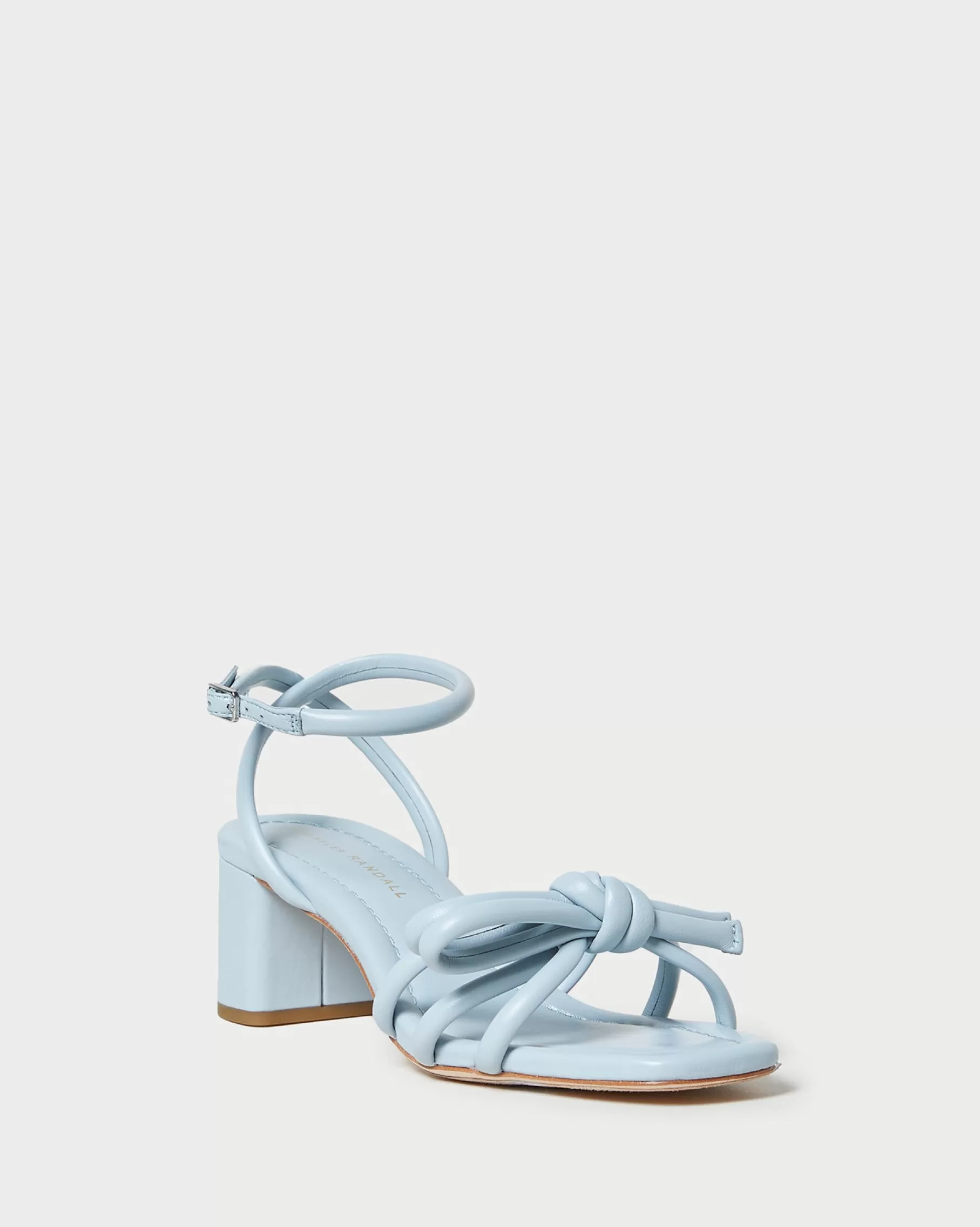 Best Sale Mikel Bow Mid-Heel Sandal SOMETHING BLUE | FOR THE GUESTS