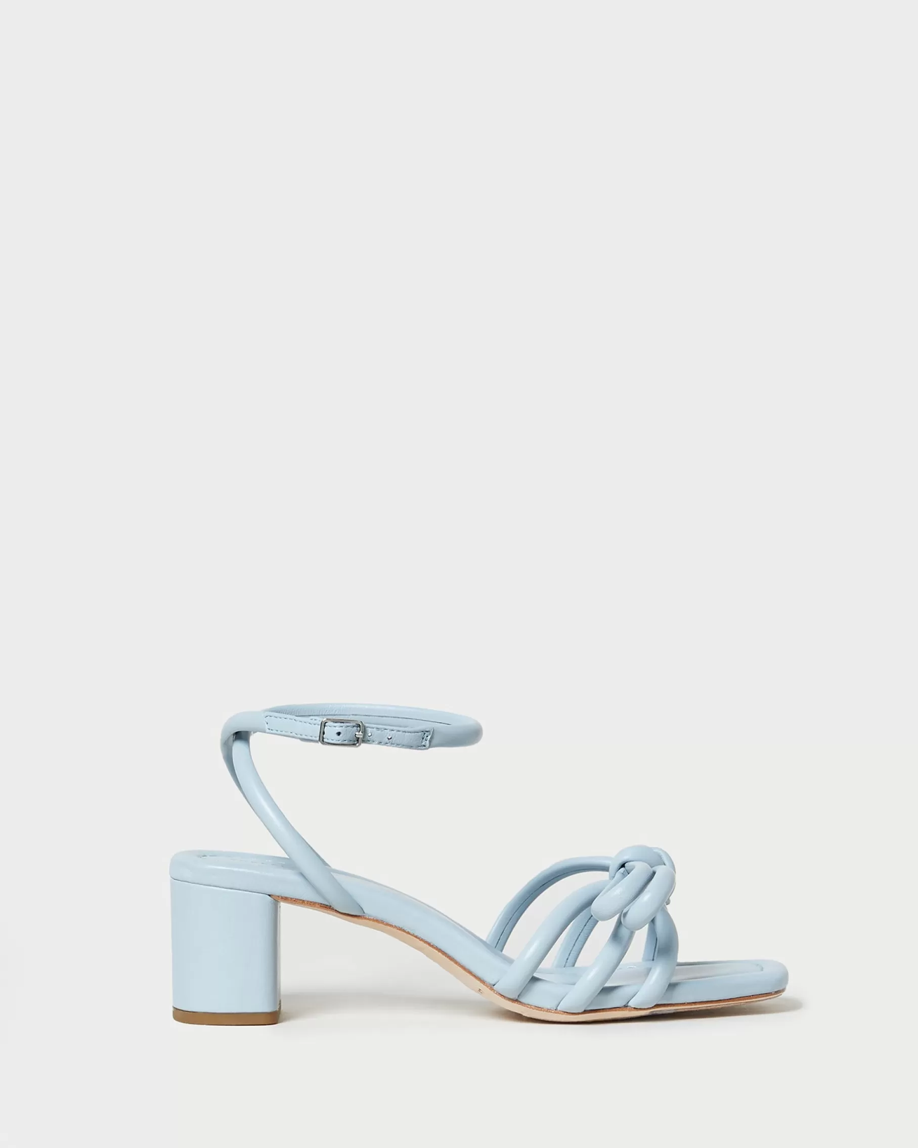 Best Sale Mikel Bow Mid-Heel Sandal SOMETHING BLUE | FOR THE GUESTS