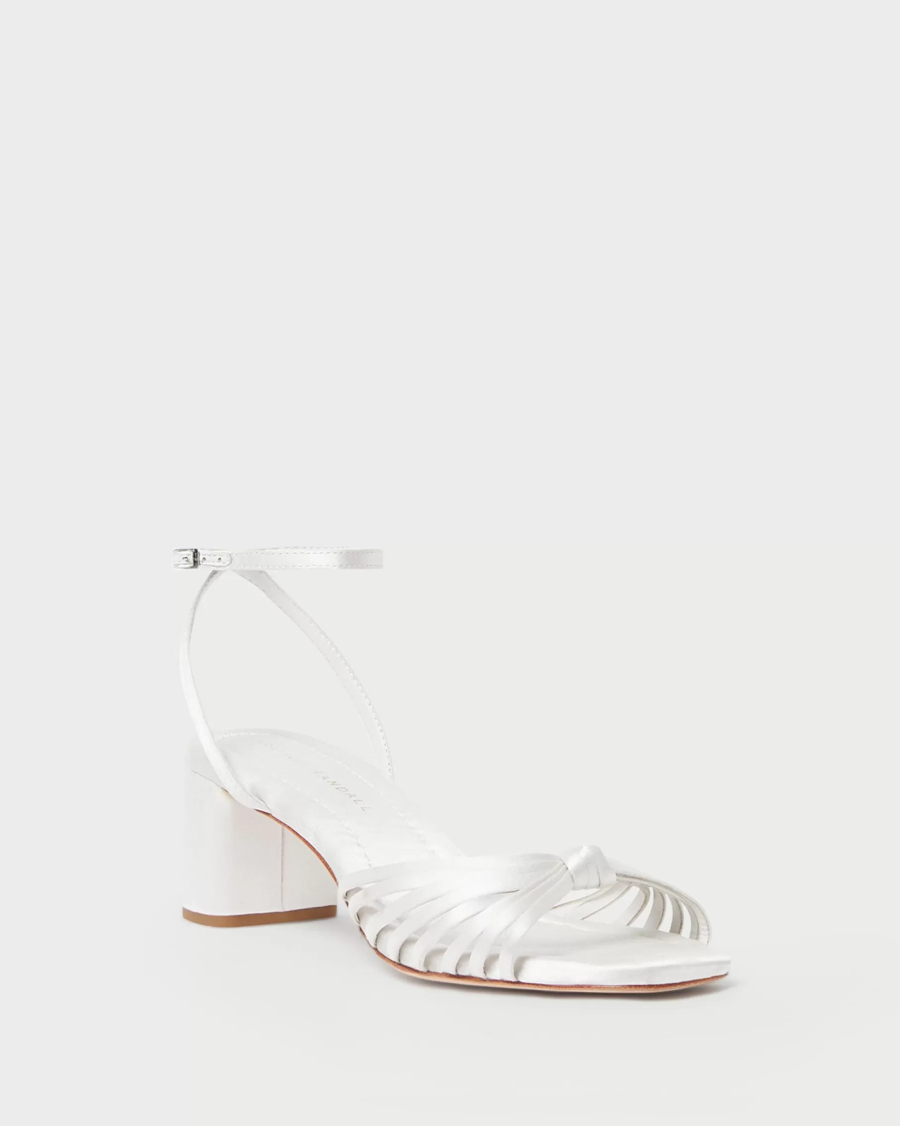 Store Olivia Knot Mid-Heel Sandal SOMETHING BLUE | FOR THE BRIDE