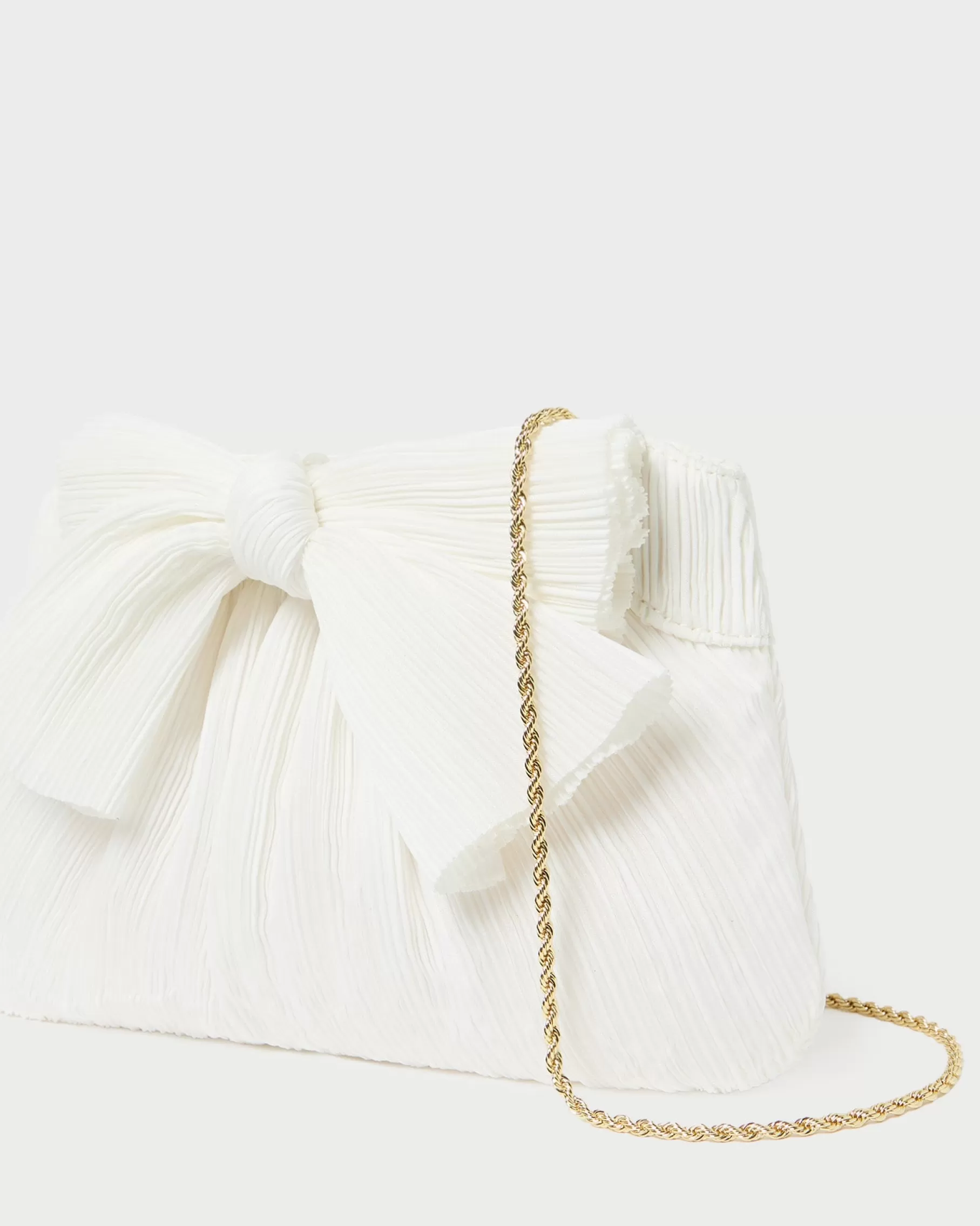 Best Sale Rayne Pleated Bow Clutch Clutches