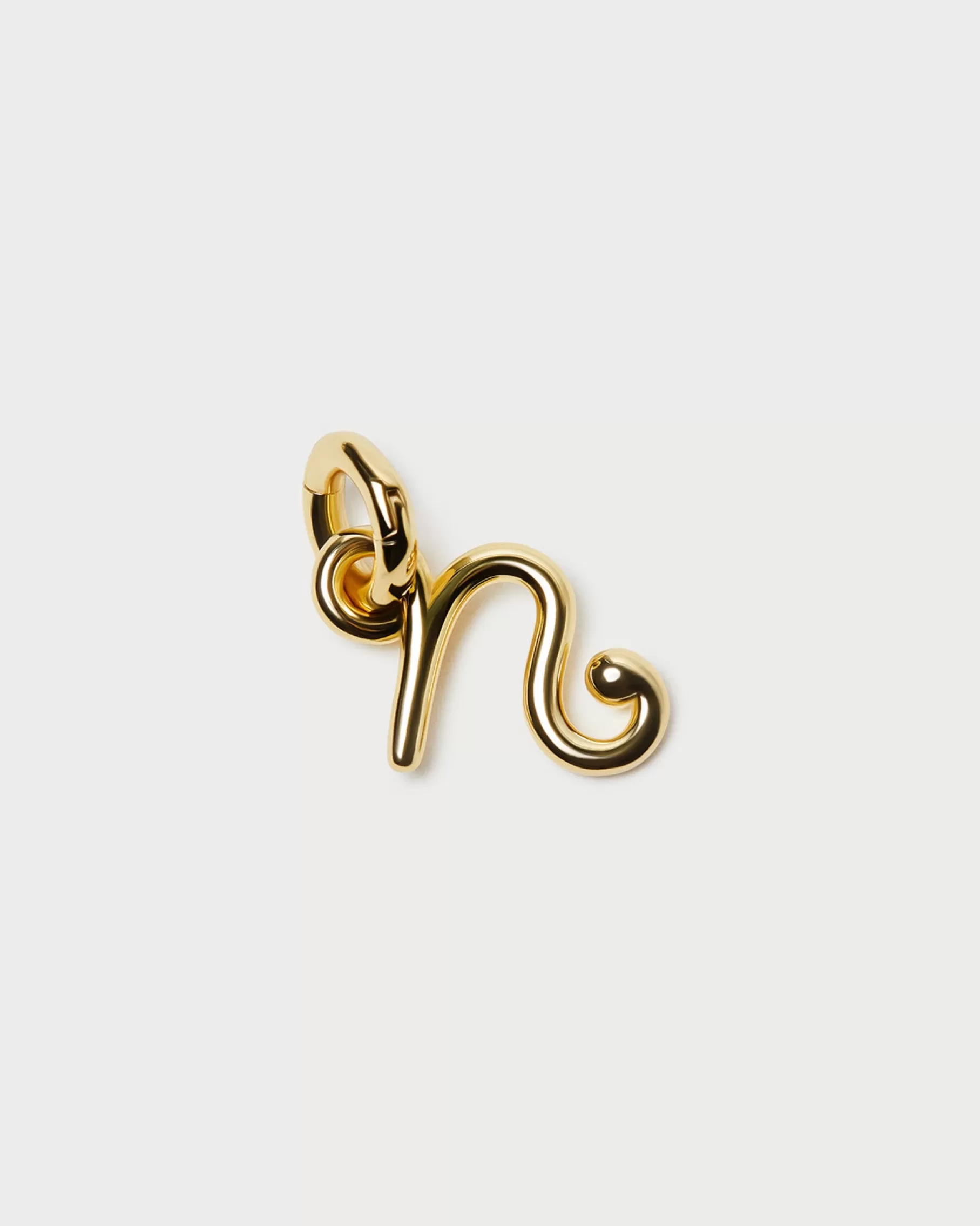 Fashion Small Gold Letter "N" Charm Jewelry | Accessories