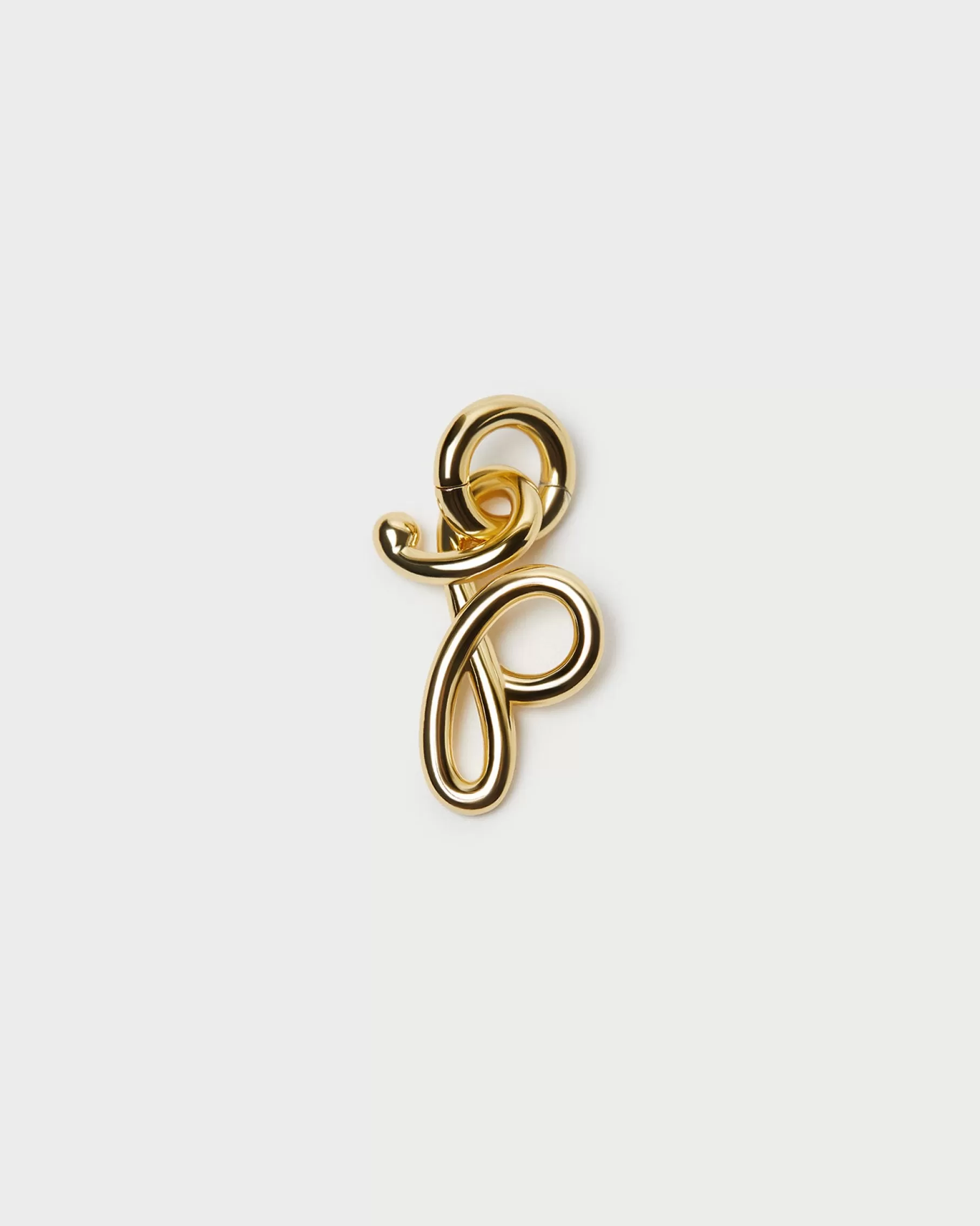 Clearance Small Gold Letter "P" Charm Jewelry | Accessories