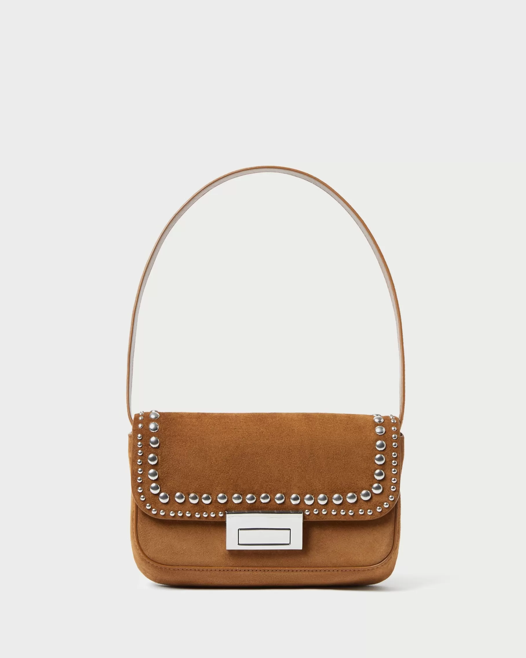 Best Sale Stefania Cacao Studded Baguette Bag Casual Staples | Vacation Shop