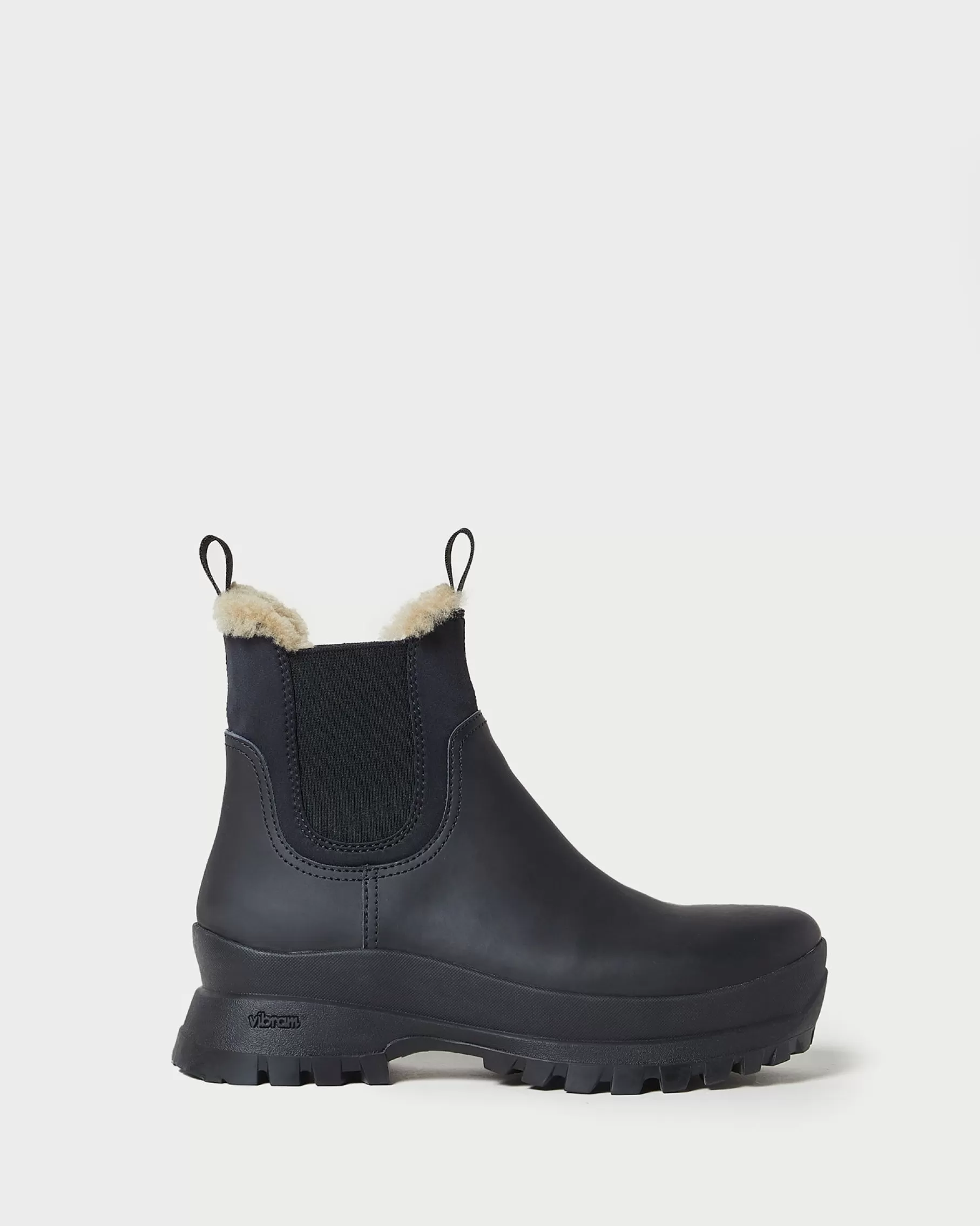 Cheap Tara Black Shearling-Lined Boot Boots