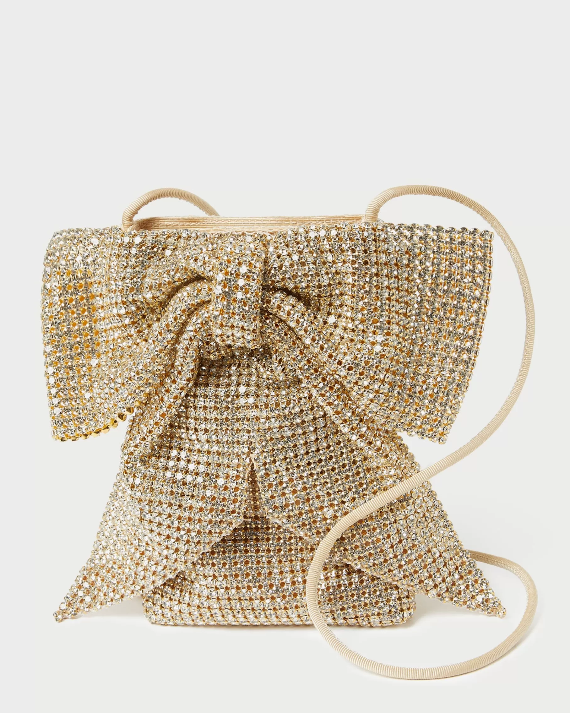 Cheap Violet Diamanté Bow Crossbody FOR THE BRIDE | Crossbodies